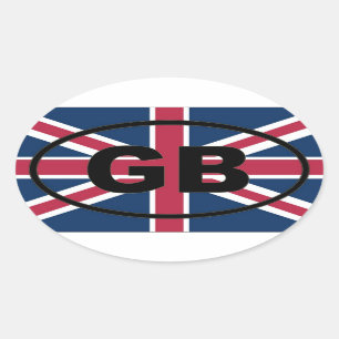 Groot-Brittannië - GB - Europees Ovale Sticker