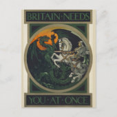 Groot-Brittannië heeft je meteen nodig Briefkaart (Voorkant)