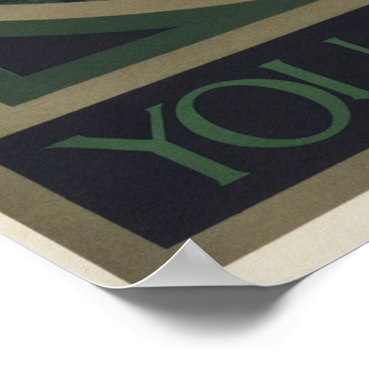 Groot-Brittannië heeft u nodig op één Poster (Hoek)