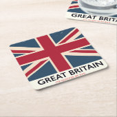 Groot-Brittannië "Het is sneller per spoor" Kartonnen Onderzetters (Schuin)