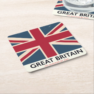 Groot-Brittannië "Het is sneller per spoor" Kartonnen Onderzetters