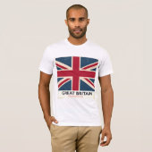 Groot-Brittannië "Het is sneller per spoor" T-shirt (Voorkant volledig)