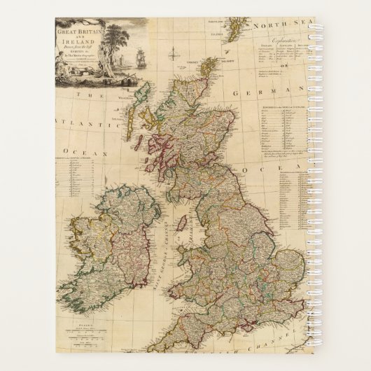 Groot-Brittannië, Ierland Planner (Achterkant)