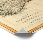 Groot-Brittannië, Ierland Poster (Hoek)