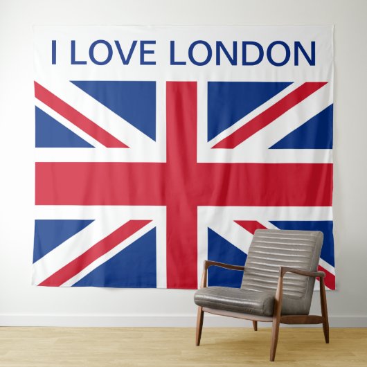 Groot-Brittannië - Koninklijke Unie vlag extra gro Wandkleed (In Situ (horizontaal))