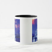 Groot-Brittannië, Londen. Vuurwerk boven de Tower Mok (Midden)