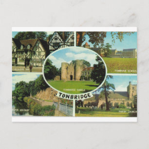 Groot-Brittannië, multiview, Tonbridge Kent Briefkaart