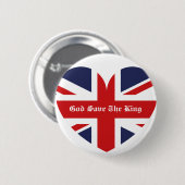Groot-Brittannië Nationaal Anze/Britse vlag Ronde Button 5,7 Cm (Voorkant /achterkant)