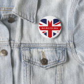 Groot-Brittannië Nationaal Anze/Britse vlag Ronde Button 5,7 Cm (In situ)