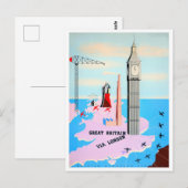 Groot-Brittannië, oud Briefkaart (Voorkant / Achterkant)