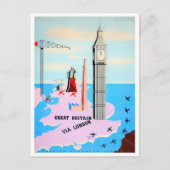 Groot-Brittannië, oud Briefkaart (Voorkant)