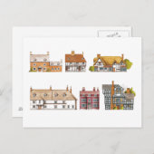 Groot-Brittannië. Plattelandshuizen Briefkaart (Voorkant / Achterkant)