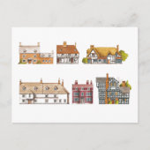 Groot-Brittannië. Plattelandshuizen Briefkaart (Voorkant)