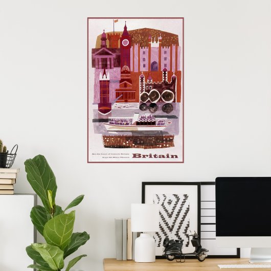 Groot-Brittannië Poster (Thuiskantoor)