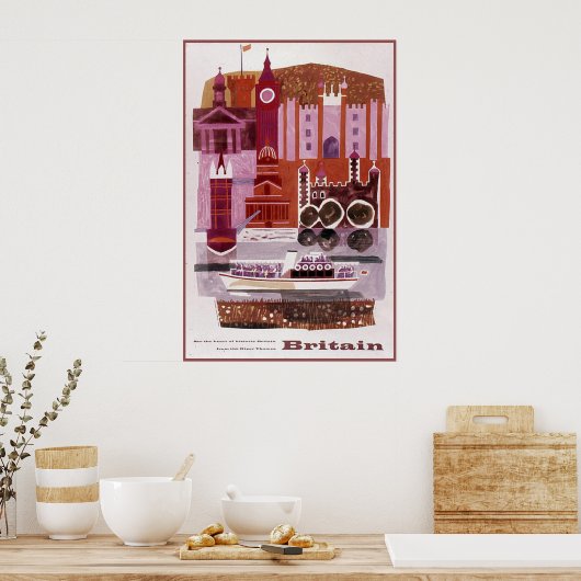 Groot-Brittannië Poster (Keuken)
