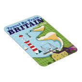 Groot-Brittannië poster  treinvakantie Magneet (Rechterzijde)