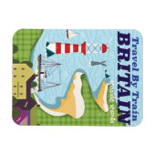 Groot-Brittannië poster  treinvakantie Magneet (Horizontaal)