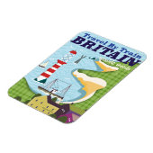 Groot-Brittannië poster  treinvakantie Magneet (Linkerzijde)