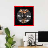 Groot-Brittannië Powerlifter Poster (Thuiskantoor)