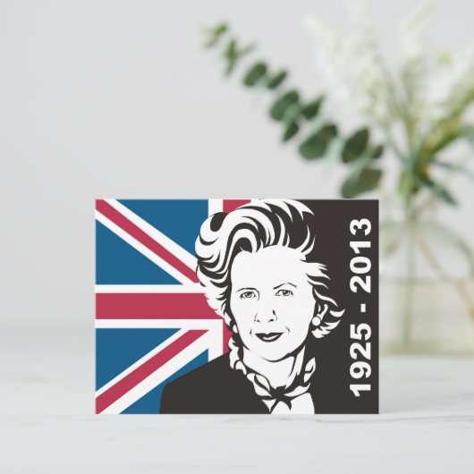 Groot-Brittannië rouwt om Margaret Thatcher, Engel Briefkaart (Staand voorkant)