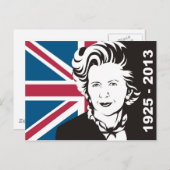 Groot-Brittannië rouwt om Margaret Thatcher, Engel Briefkaart (Voorkant / Achterkant)