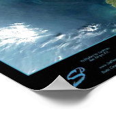 Groot-Brittannië satelliet-poster Poster (Hoek)