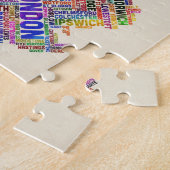 Groot-Brittannië - Statistische kaart Legpuzzel (Zijkant)