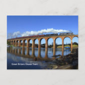 Groot-Brittannië - Stoomtrein Briefkaart (Voorkant)