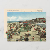 -Groot-Brittannië, vakantie op zee, Redcar Briefkaart (Voorkant / Achterkant)