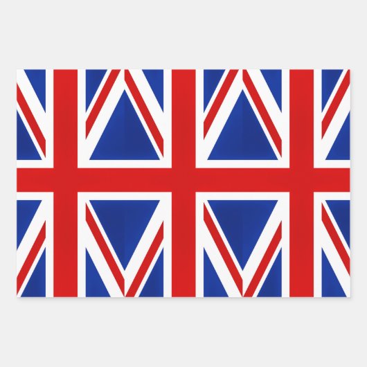 Groot-Brittannië Verenigd Koninkrijk Britse vlag Inpakpapier Vel (Voorkant 3)