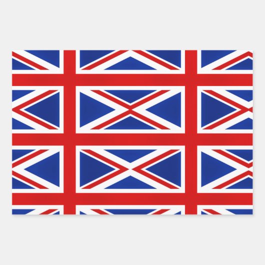 Groot-Brittannië Verenigd Koninkrijk Britse vlag Inpakpapier Vel (Voorkant 2)