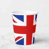 Groot-Brittannië Verenigd Koninkrijk Britse vlag Papieren Bekers (Achterkant)