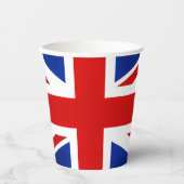 Groot-Brittannië Verenigd Koninkrijk Britse vlag Papieren Bekers (Voorkant)