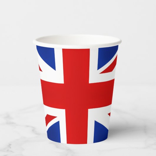 Groot-Brittannië Verenigd Koninkrijk Britse vlag Papieren Bekers (Voorkant)