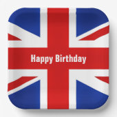 Groot-Brittannië Verenigd Koninkrijk Britse vlag Papieren Bordje (Voorkant)