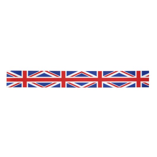 Groot-Brittannië Verenigd Koninkrijk Britse vlag Satijnen Lint (Voorkant)