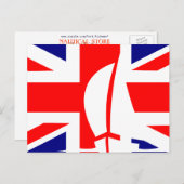 Groot-Brittannië Verenigd Koninkrijk Zeilbot Nauti Briefkaart (Voorkant / Achterkant)