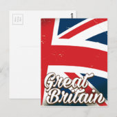 Groot-Brittannië vintage reisposter Briefkaart (Voorkant / Achterkant)