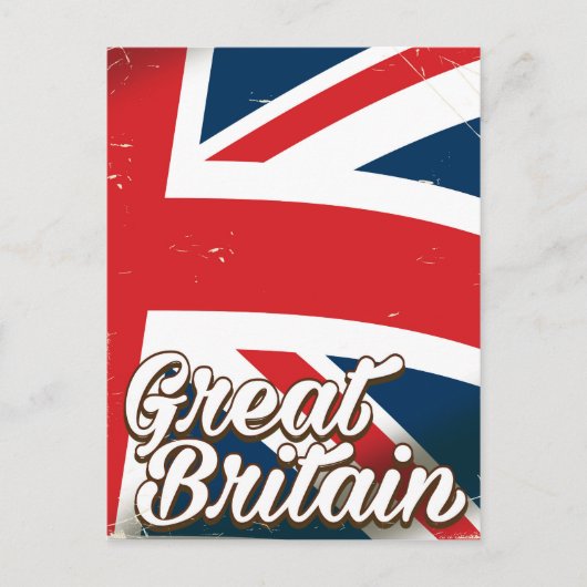 Groot-Brittannië vintage reisposter Briefkaart (Voorkant)