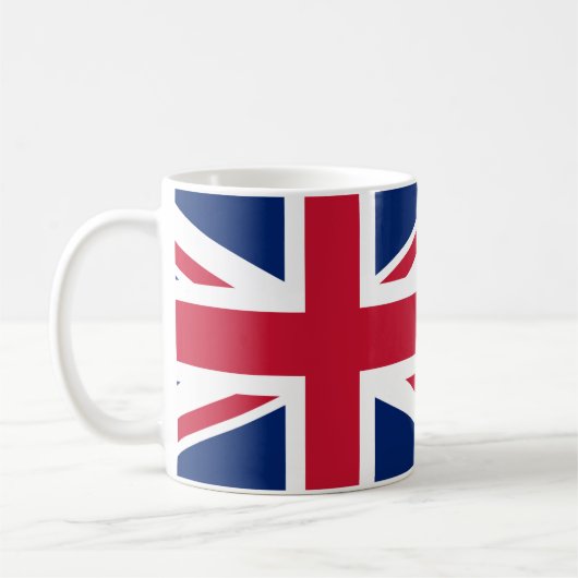 Groot-Brittannië Vlag Keramische Mok (Links)