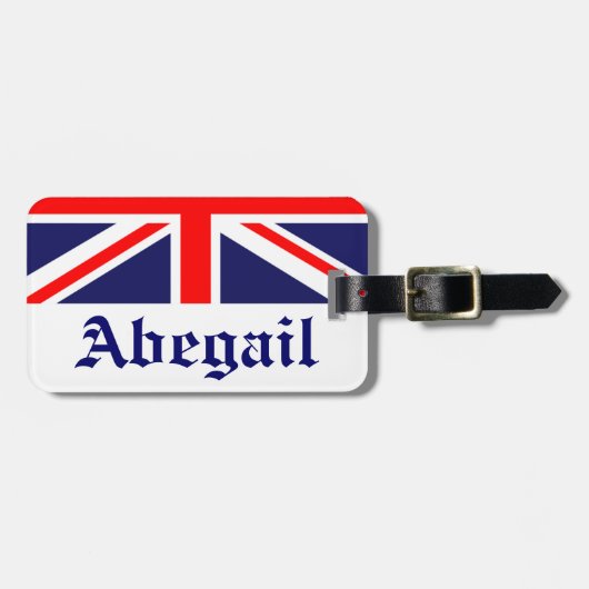 GROOT-BRITTANNIË - Vlag - Label Bagagelabel (Voorkant horizontaal)