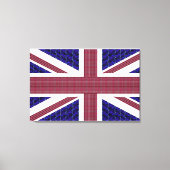 Groot-Brittannië Vlag Uitgerekt Canvas Print (Voorkant)