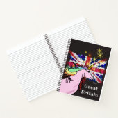 Groot-Brittannië vlaggen Notitieboek (Binnen)