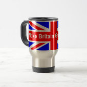 Groot-Brittannië weer groot maken en Brits kopen Reisbeker (Voorkant links)