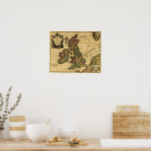 Groot-BrittanniëPanoramaGroot-Brittannië Poster (Keuken)