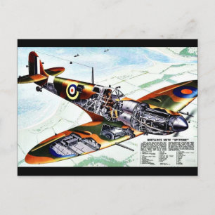 Groot-Brittannië's nieuwe spitfire Briefkaart