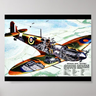 Groot-Brittannië's nieuwe spitfire Poster