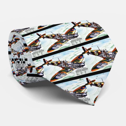 Groot-Brittannië's nieuwe spitfire Stropdas (Opgerold)