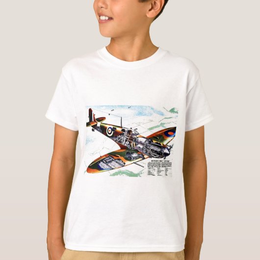 Groot-Brittannië's nieuwe spitfire T-shirt (Voorkant)