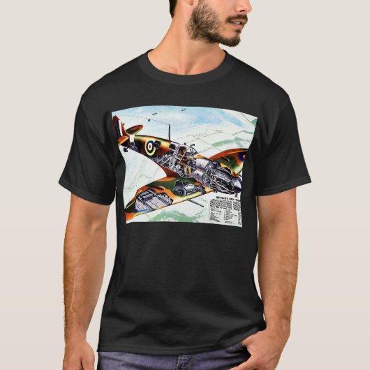 Groot-Brittannië's nieuwe spitfire T-shirt (Voorkant)